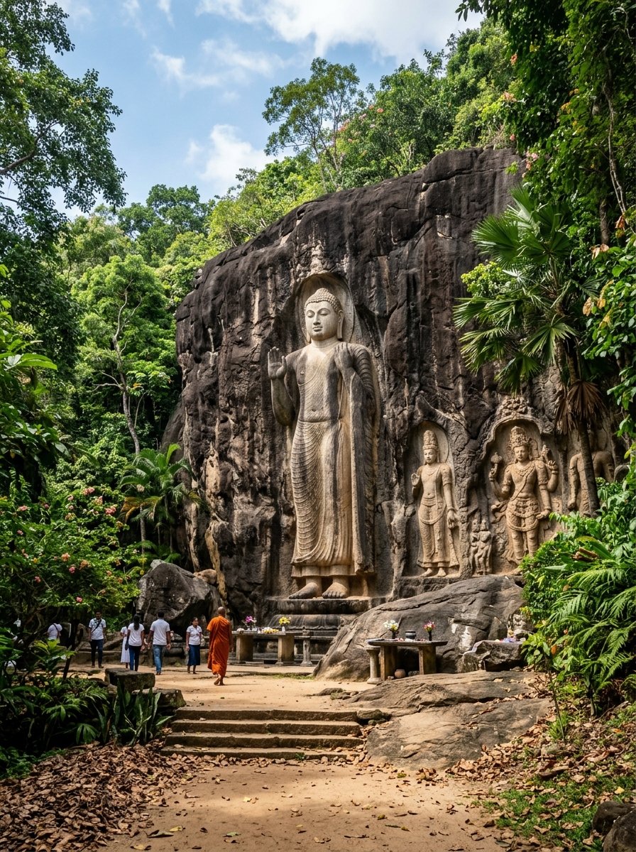 Buduruvagala & Maligawila Temples